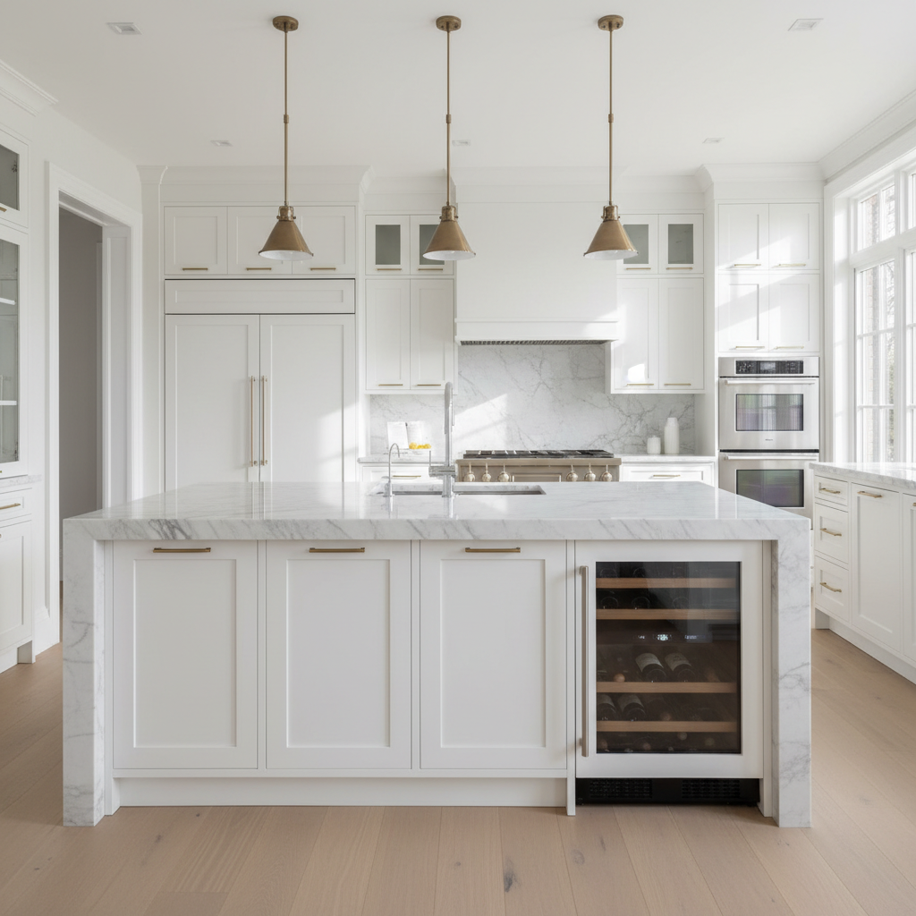 Luxury kitchen with Viking-style appliances